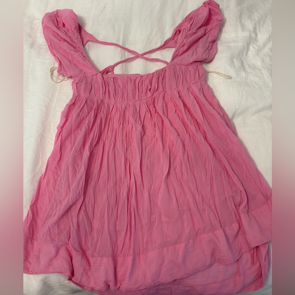 Free People Marina pink mini dress